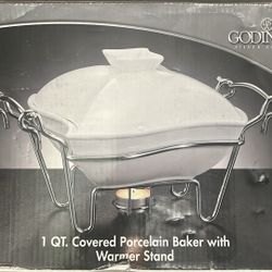 Baking Dish with Warmer Stand