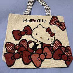 Brand New Hello Kitty  Large Canvas bag