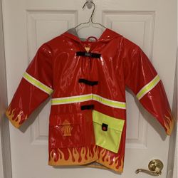 Kid’s Fireman Raincoat and Umbrella