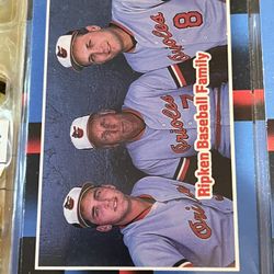 1988 DONRUSS RIPKEN BASEBALL FAMILY #625 CAL RIPKEN JR. HOF 