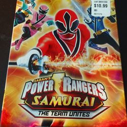 Sabans Power Rangers Samurai The Team United Vol 1 DVD (Arlington)(Read Before Messaging)