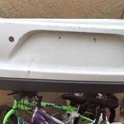 White Dodge Charger Bumper