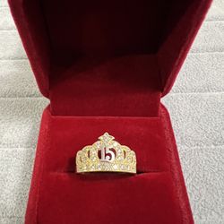 Quinceañera Anillo Oro 14K / Gold Ring 