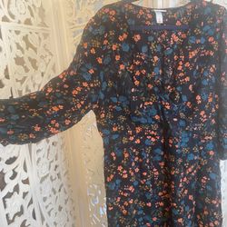 Plus Size Cotton Country Style Dress