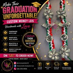 2026 Graduation Gift Money Leis
