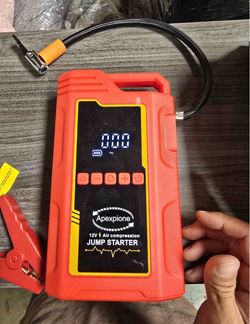 Apexpione SZ110 12V Jump Starter and Air Compressor