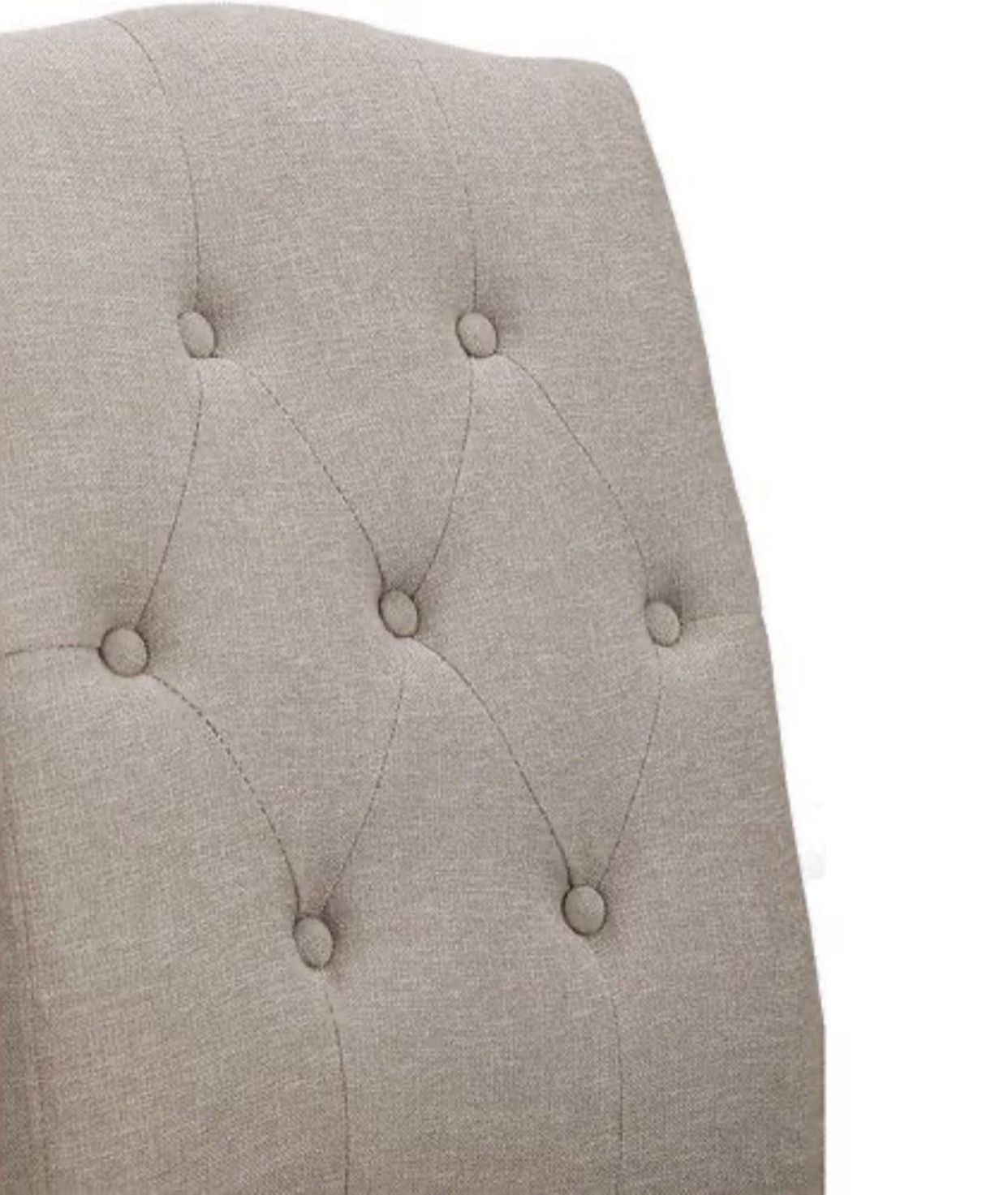 Brand New Contemporary Upholstered Tufted Dining Side Chair