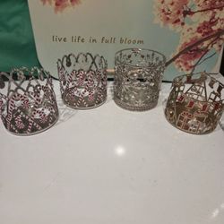 Bath And Bodyworks 3 Wick Candle Holders 