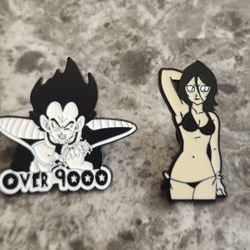 Dragon Ball Z Vegita And His Girlfriend Enamel Pin