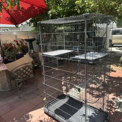 Bird Cage With Wheels