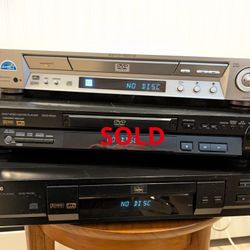 Two Awesome CD-DVD Players Priced Separately 