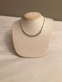 Cubic zirconia silver plated NL