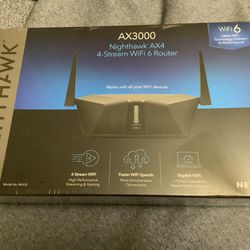 Nighthawk AX3000 4-Stream WiFi 6 Router