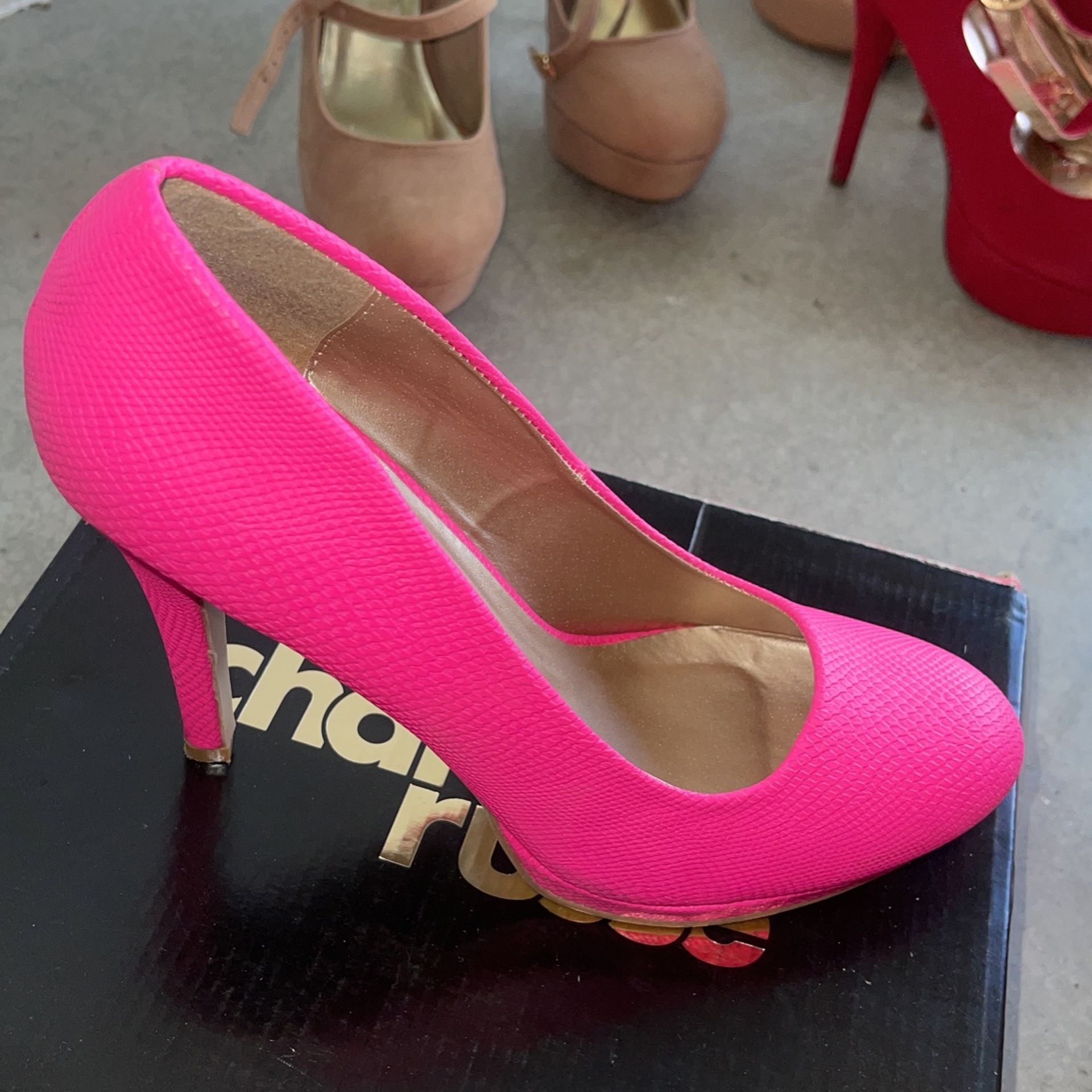 Pink Heels Size 10