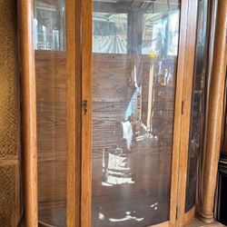Glass Holman Display Curio Cabinet 