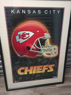 Kansas City Chiefs sutographed