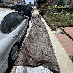 Brown/silver Everbilt Tarp 20x30ft