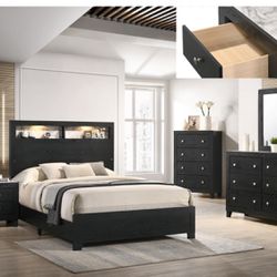 Clearance LED Bed Frame , nightstand, Mirror, Dresser $ 599.99