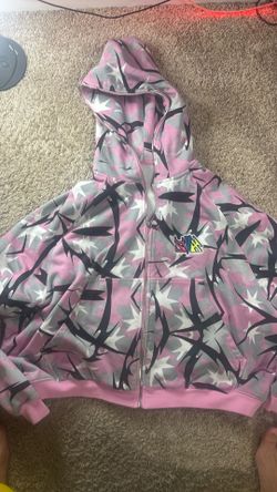 Pink camo jacket  large