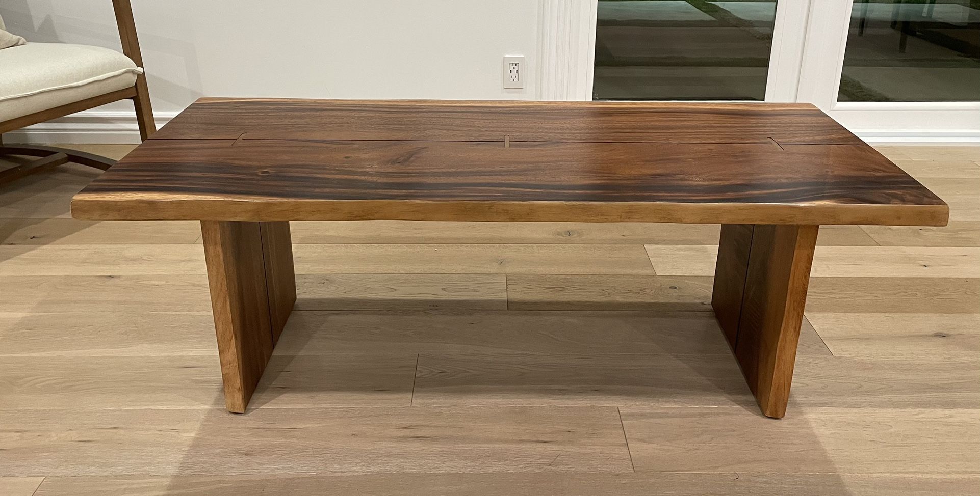 World Market Live Edge Wood Sansur Coffee Table
