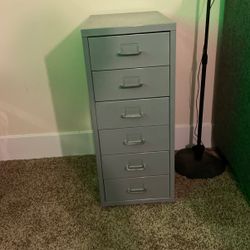 Small Gray Filing Cabinet