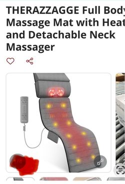 THERAZZAGGE Full Body Massage Mat with Heat
