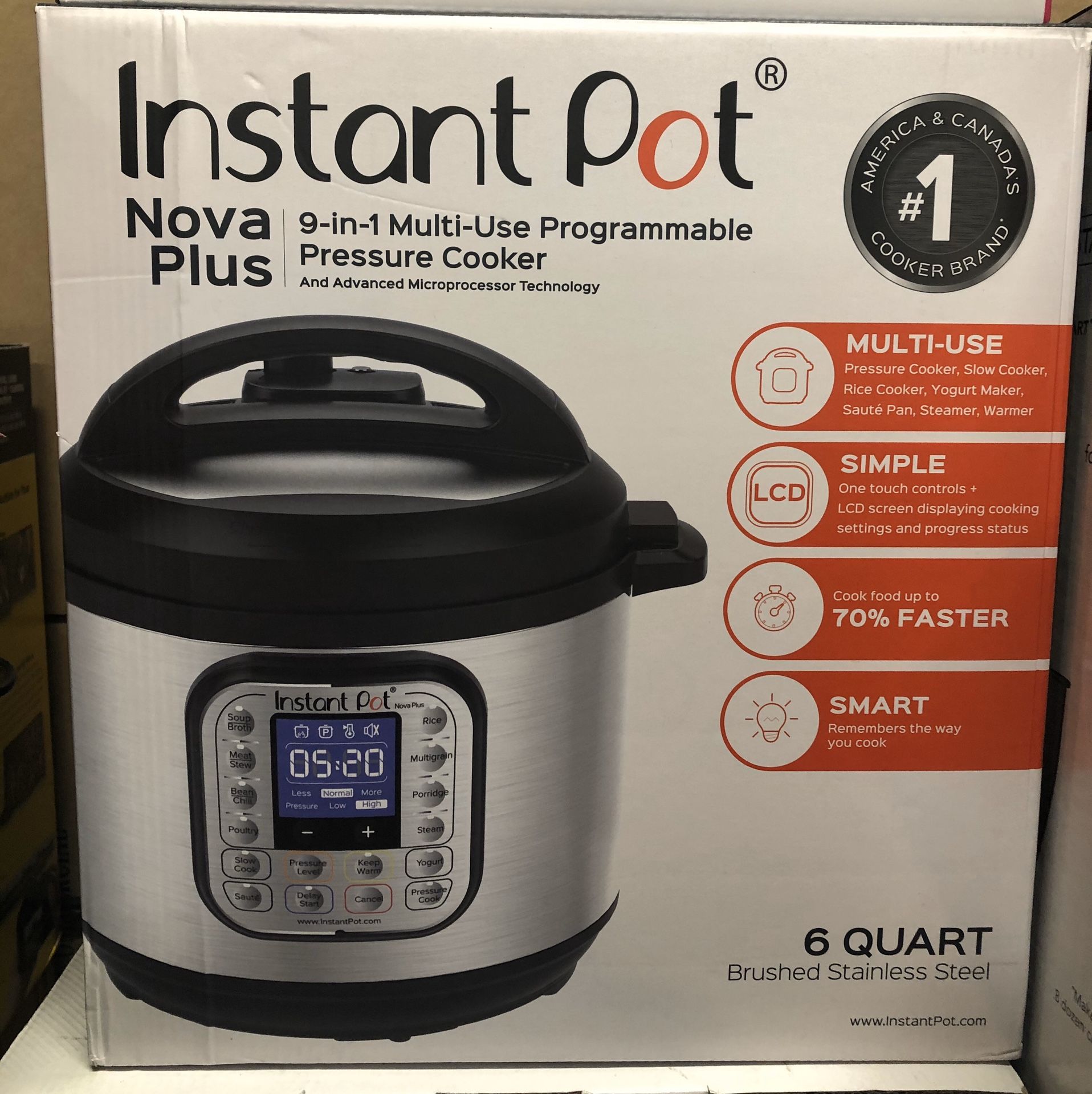 Instant Pot 6 qt 9 in 1 Brand New