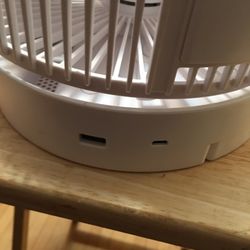 adjustable rechargable fan for babys room