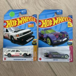 Brand New Unopened Hot Wheels Diecast Car Drift Cars 2 Pack