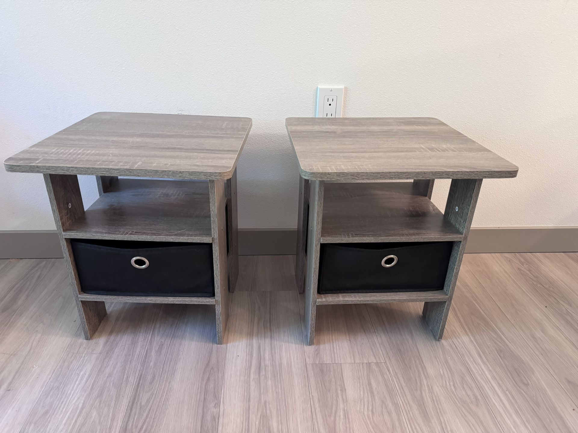 Small Children’s Gray Bedside Tables