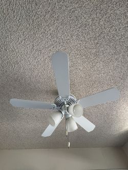 Ceiling Fan With Light 40”