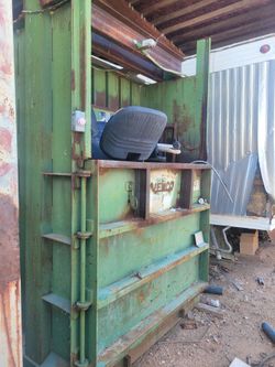 Used Venco vertical cardboard baler