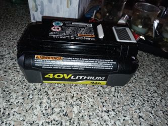 Ryobi 4AH 40v Lithium Battery