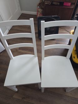 Two IKEA dinning chairs