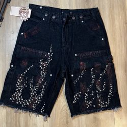 HellStar Jean Shorts 