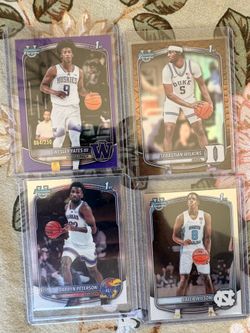 2025 Bowman U Basketball Prospect Lot – Chrome, 1sts, Inserts, Numbered /250 & /199