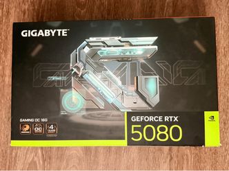 Gigabyte GeForce RTX 5080 GAMING OC 16G GDDR7 PCI 5.0 Graphics Card