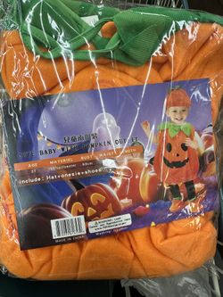 Kid Cute Pumpkin Costume