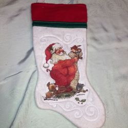 Santa’s List Christmas Stocking