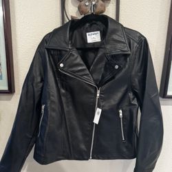 Women's Faux Leather Jacket Size XL