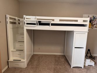 Bunk Bed With Mattress And Storage