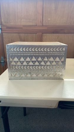 Wooden storage box
