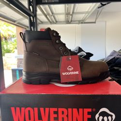 Wolverine Steel Toe Work Boot/ Bota De Trabajo Wolverine Con Casquillo