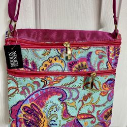 Crossbody Purse Travel Bag w/zipper Small Multiple Pouch Invisible Light Weight