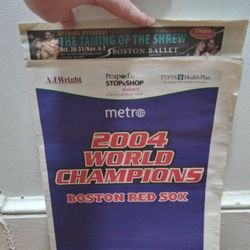 Metro Newspaper World Champions Boston Red Sox October 29th-31th  