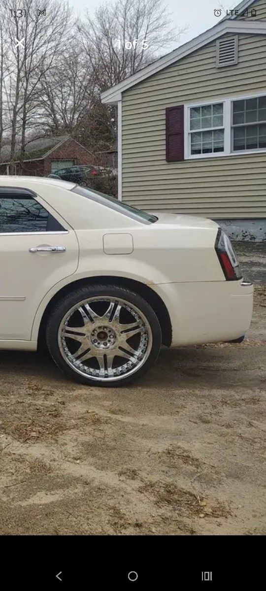 115x5 22" Chrome Rims