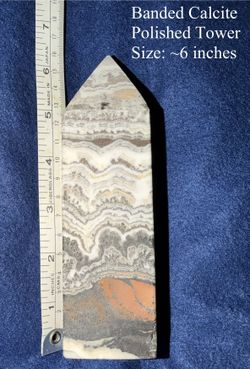 Banded Calcite Tower