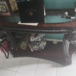 3 Pcs Sofa Table, Dining Table And Cocktail Table