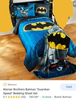 Batman sheets, comforter set
