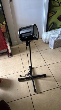 Vintage postmodern industrial stage light.